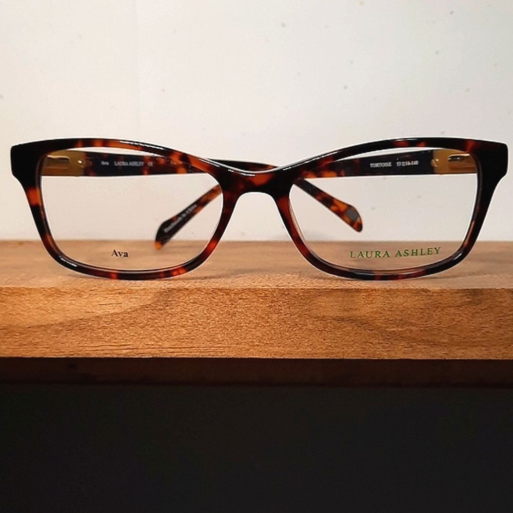 NEW Laura Ashley Eyeglass Frame, Rx'able, Tortoise, women glasses, 53-16-140